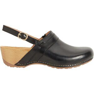 NEW  Dansko Tammy Stylish Heel-Strap LEATHER  Mule Clog 256 5S3